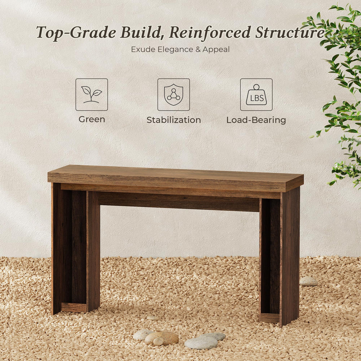 54 Inch Rectangular Console Table S16141