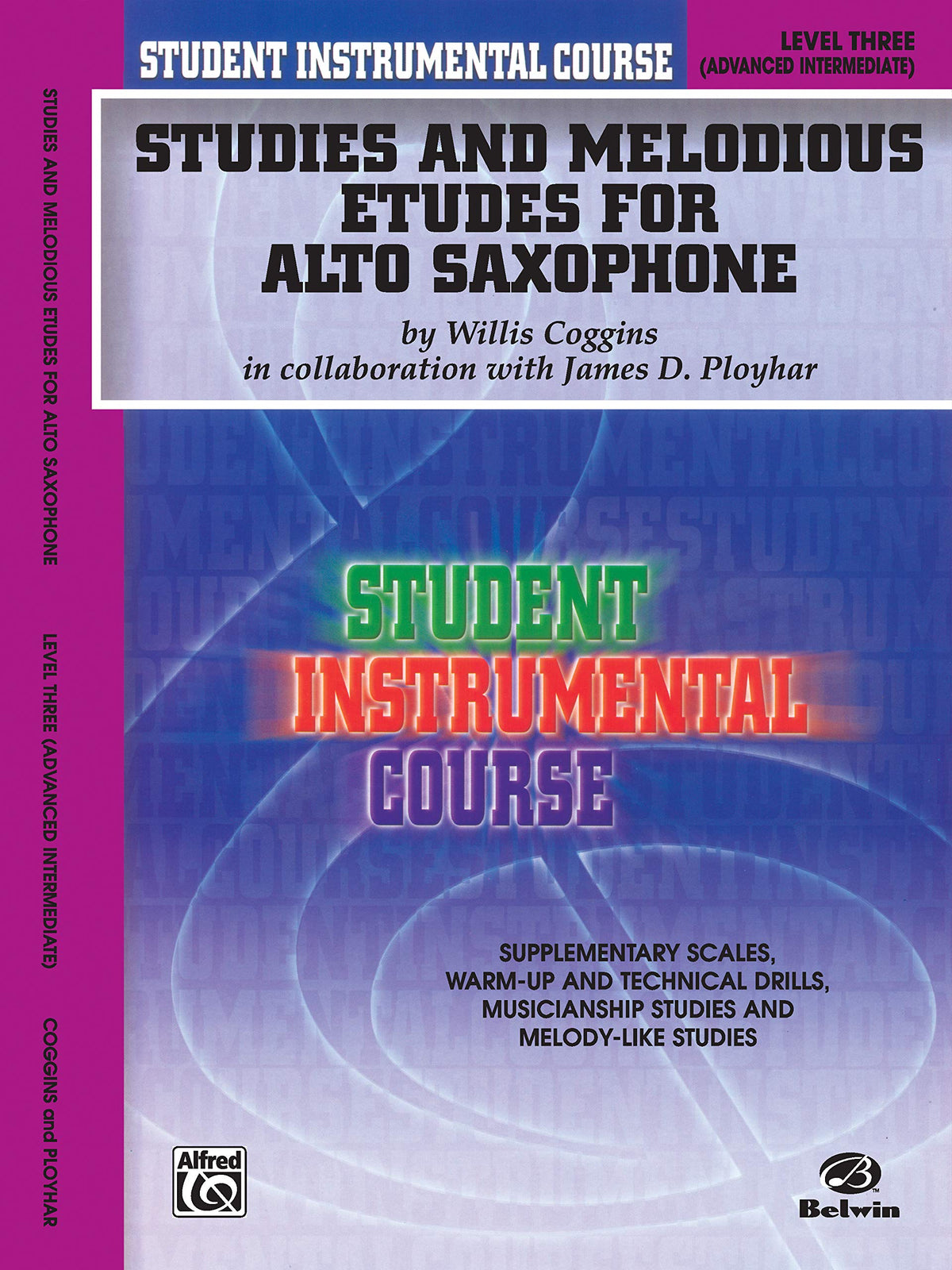 Alto Saxophone Studies and Melodious Etudes Level III T92095