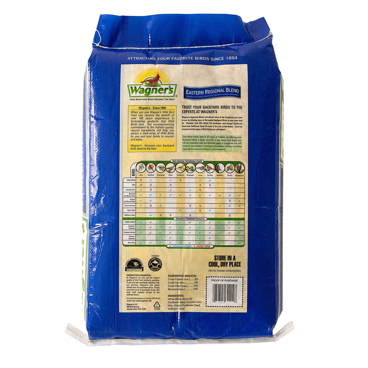 40 lb Fruit and Nut Wild Bird Seed Mix A86970