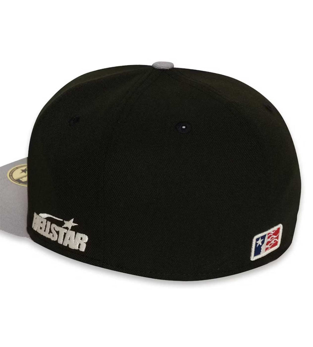 Hellstar Baseball Hat Fitted Black/Grey